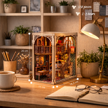 Halom Artist’s Loft DIY Book Nook Kit