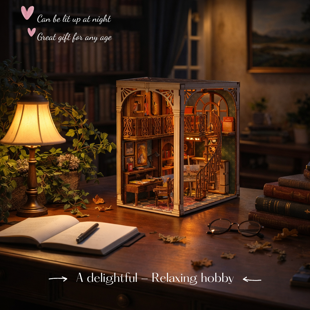 Halom Artist’s Loft DIY Book Nook Kit