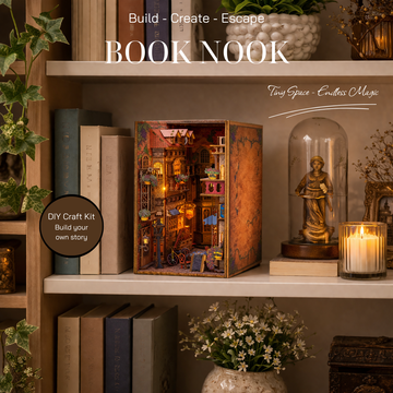Halom European Alley DIY Book Nook Kit