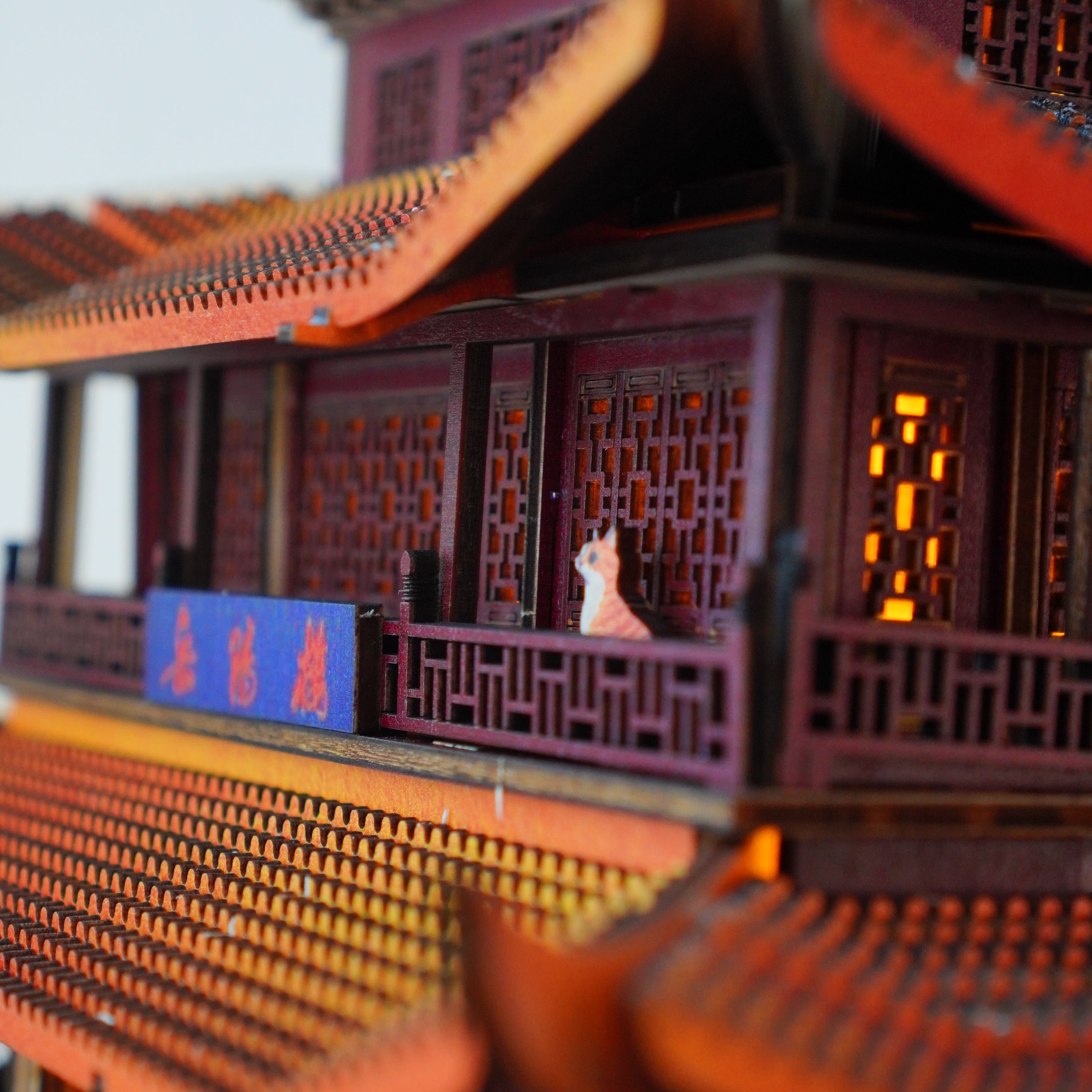 Halom Yueyang Tower DIY Book Nook Kit