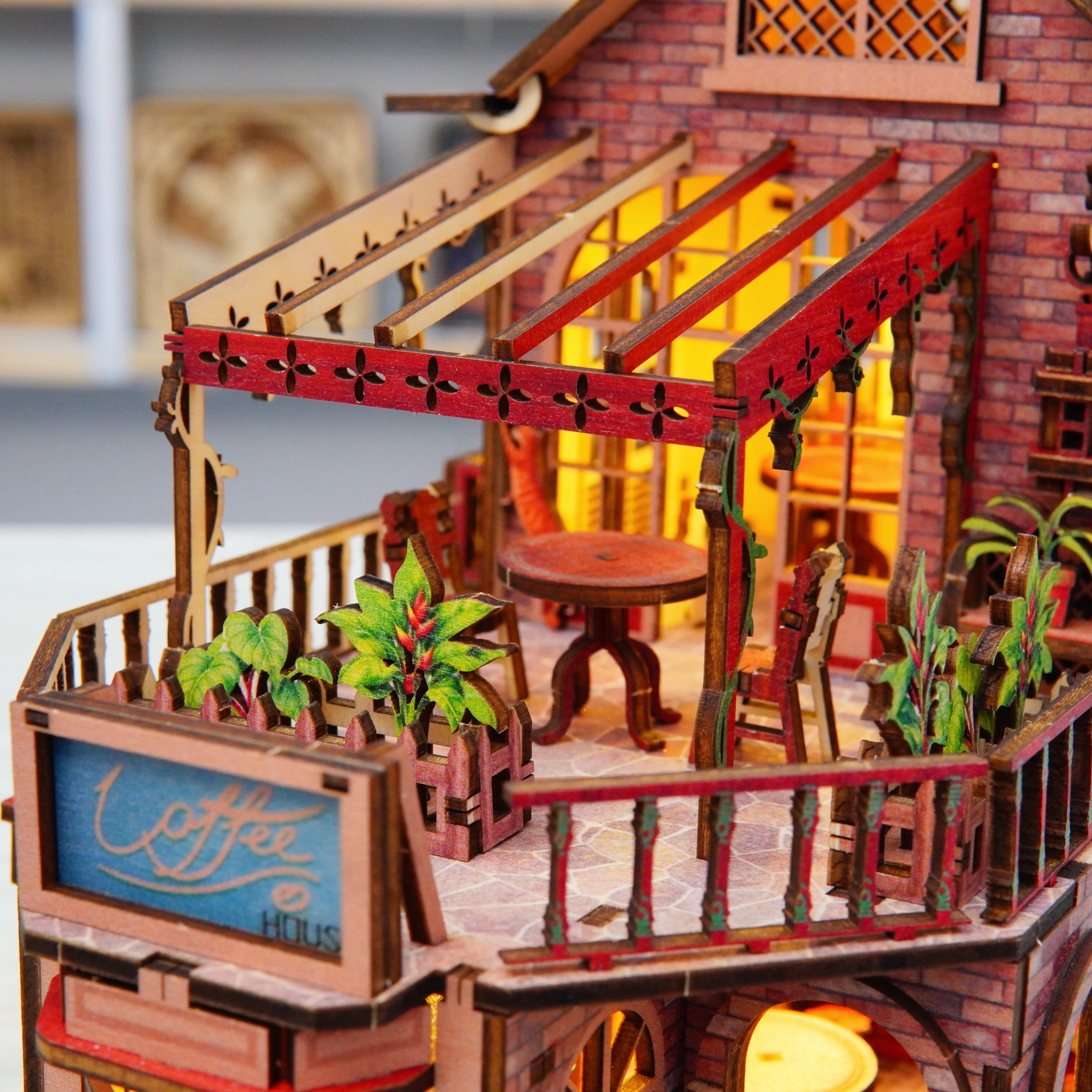 Halom Cat’s Balcony DIY Book Nook Kit