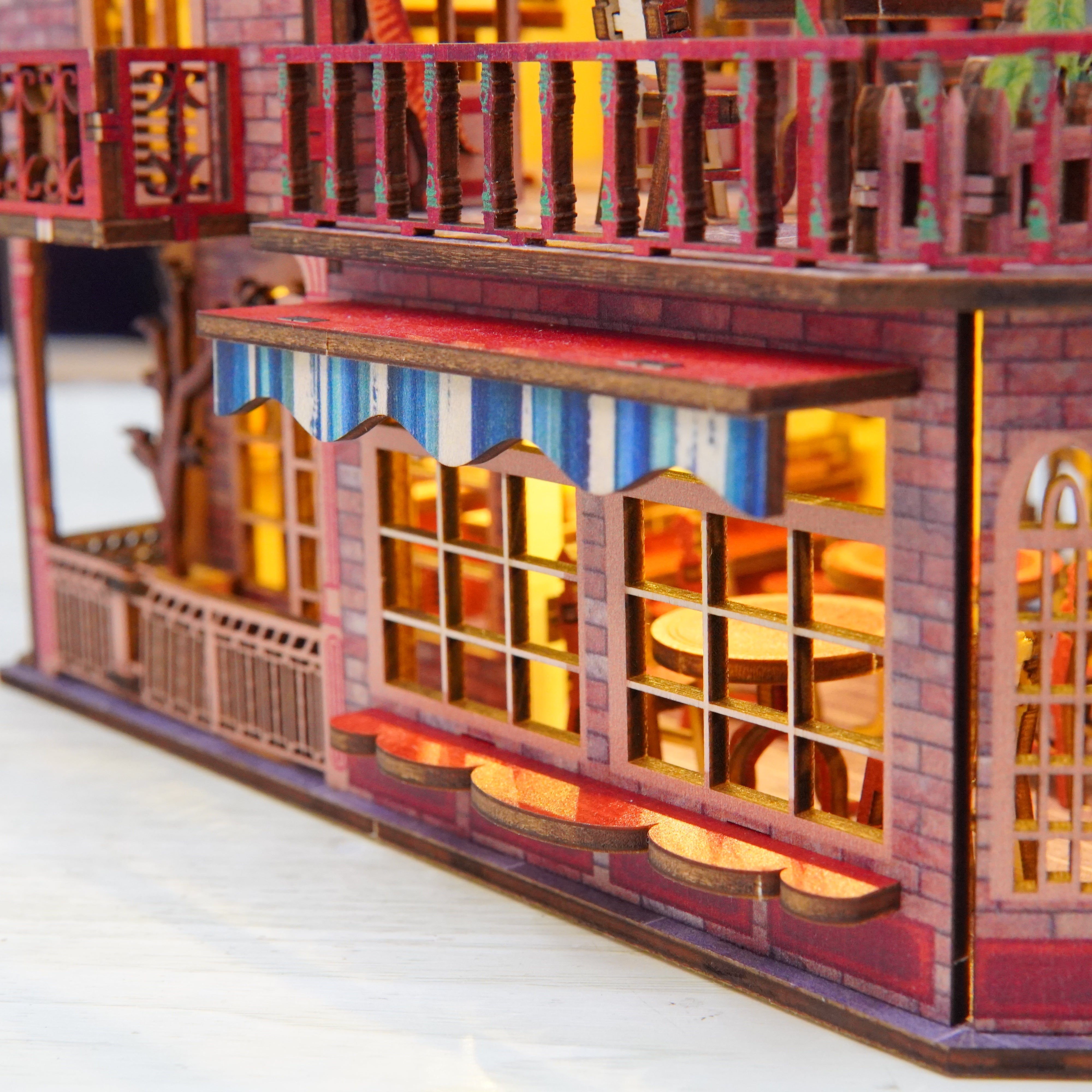 Halom Cat’s Balcony DIY Book Nook Kit