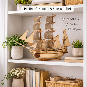 Halom Mariner Sailing Ship DIY Wooden Model Kit