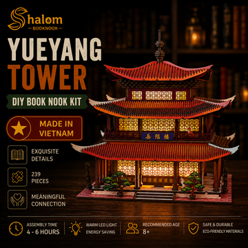 Halom Yueyang Tower DIY Book Nook Kit