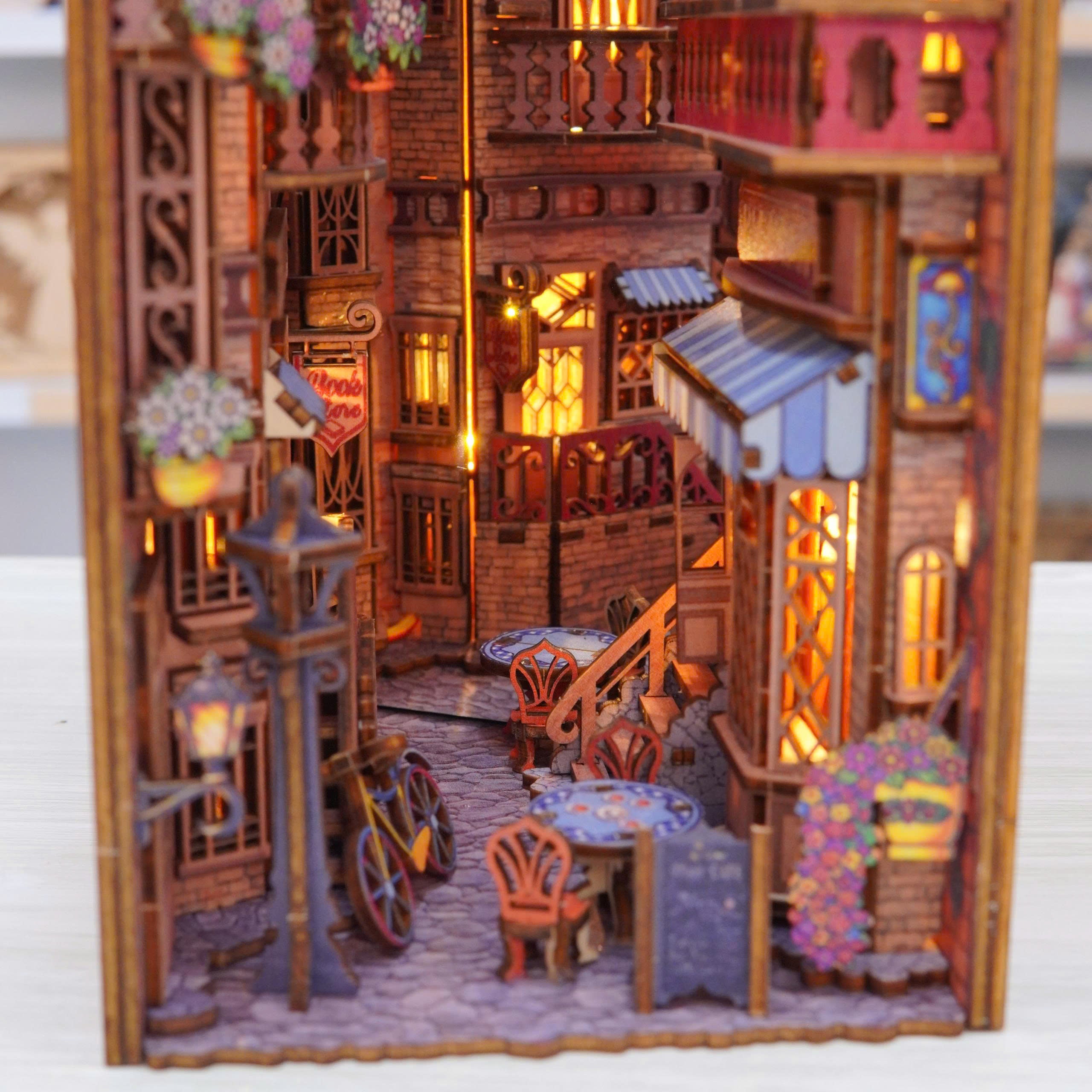 Halom European Alley DIY Book Nook Kit