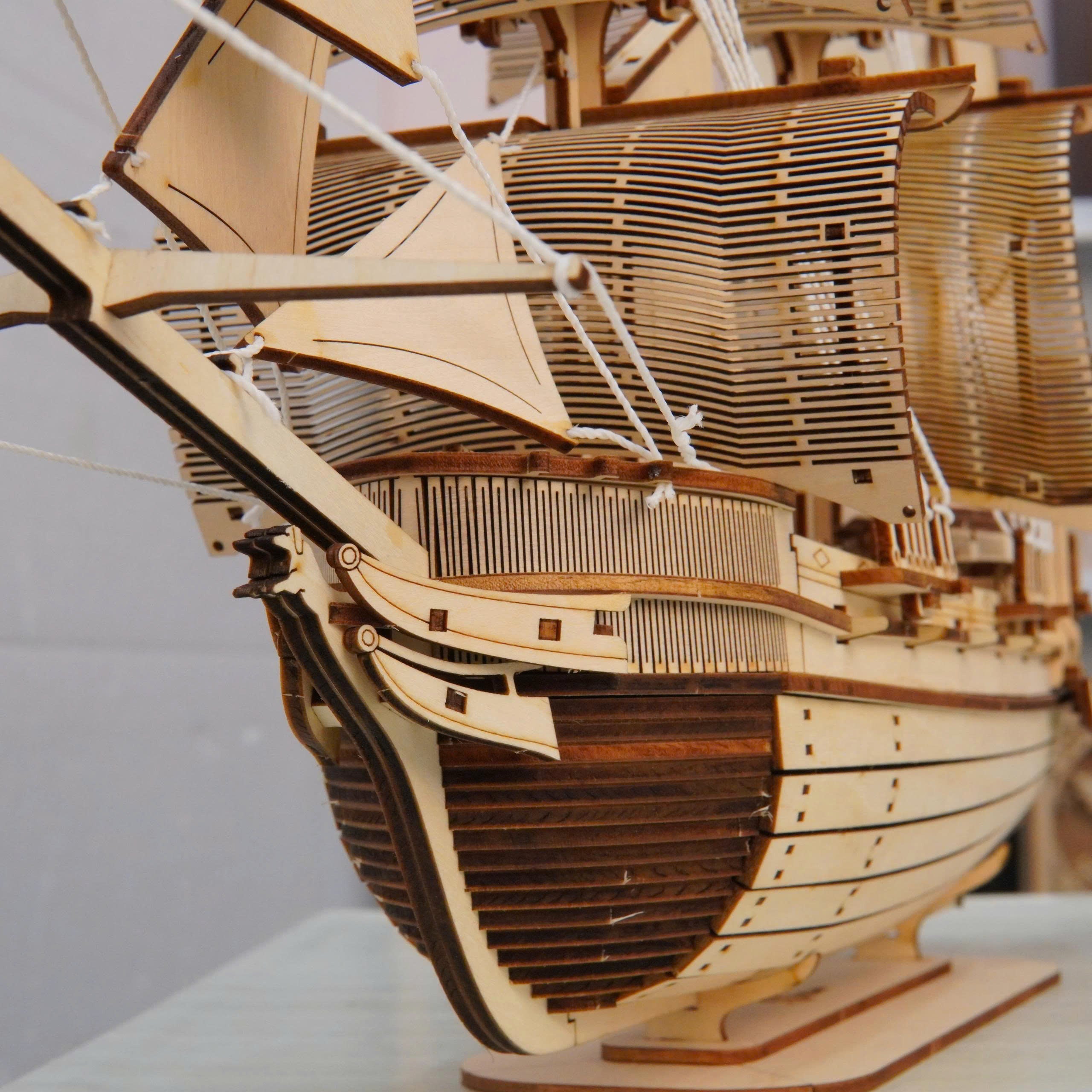 Halom Mariner Sailing Ship DIY Wooden Model Kit