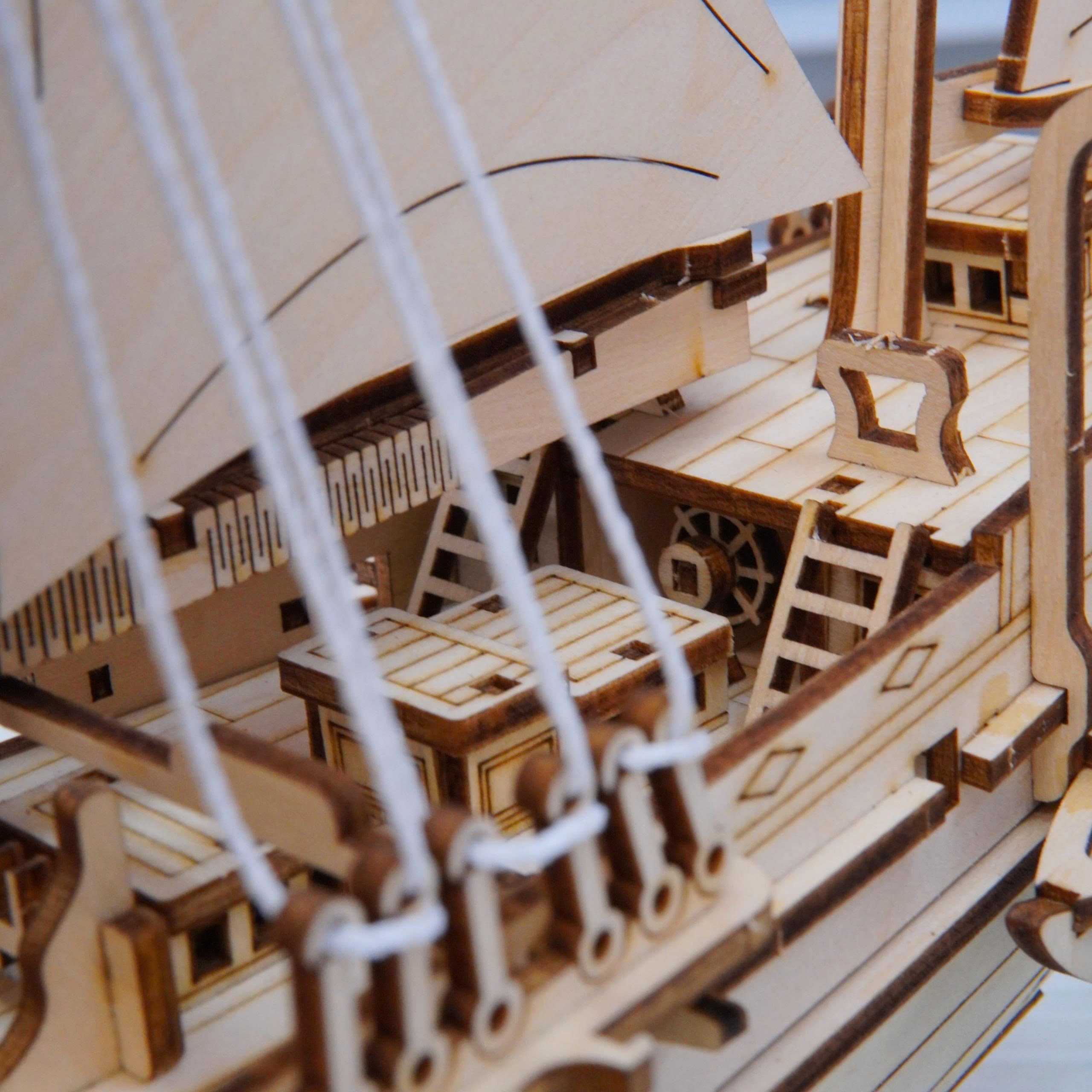 Halom Mariner Sailing Ship DIY Wooden Model Kit