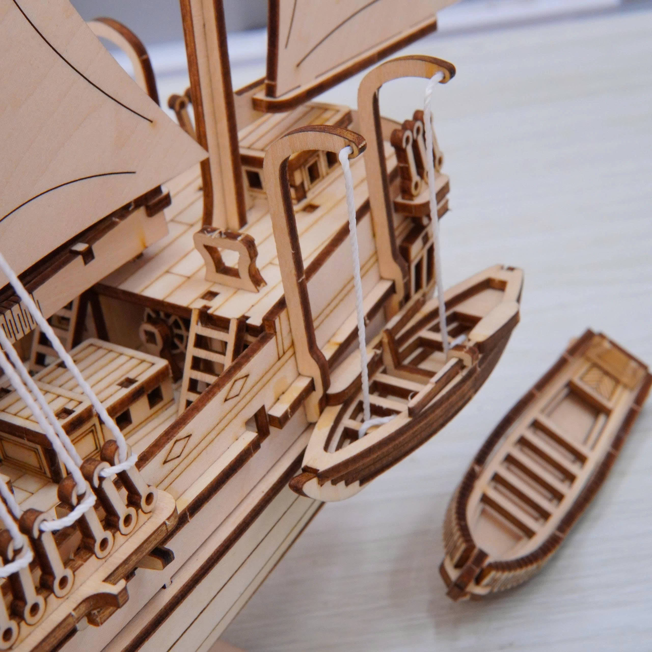 Halom Mariner Sailing Ship DIY Wooden Model Kit
