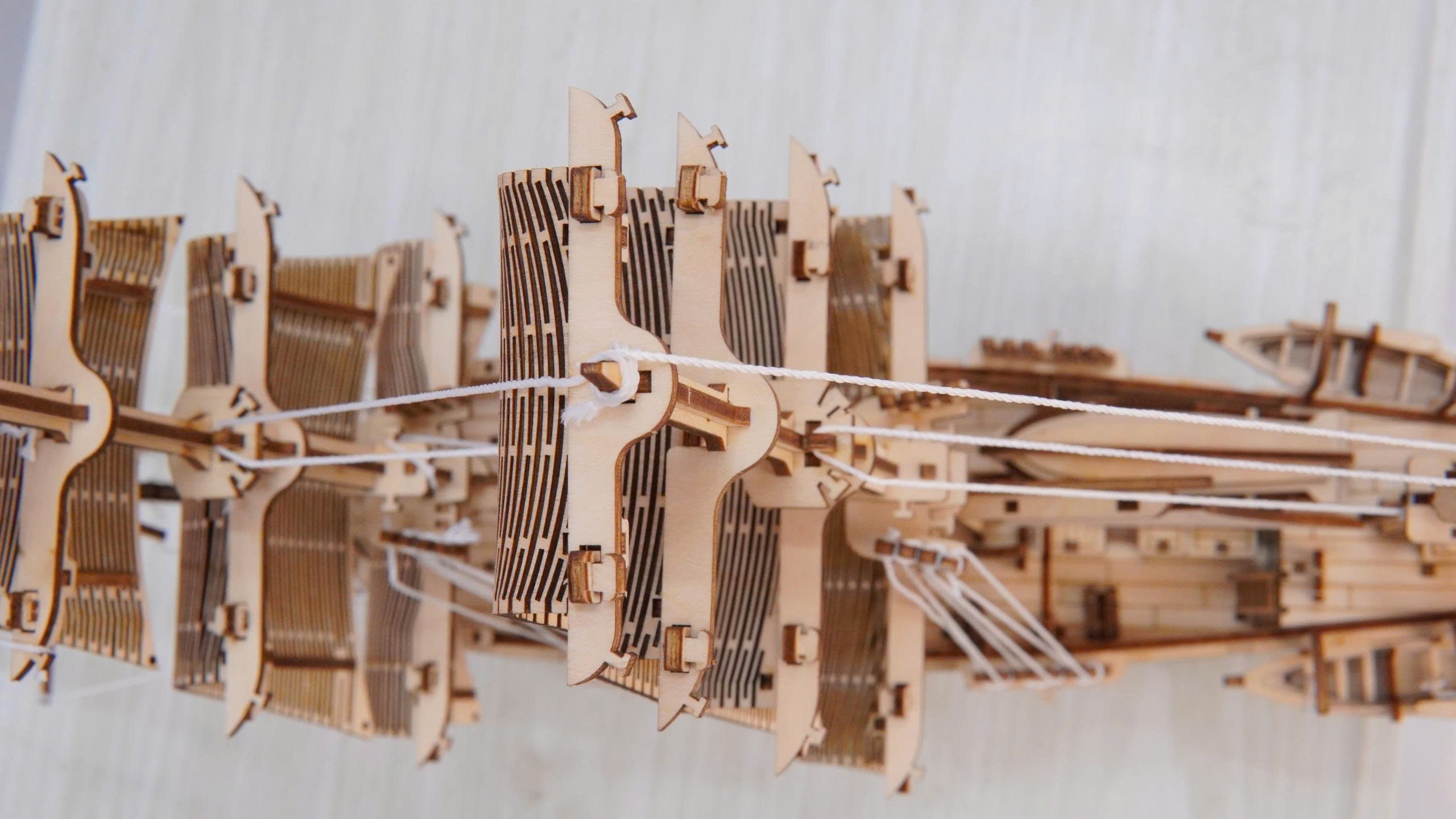 Halom Mariner Sailing Ship DIY Wooden Model Kit